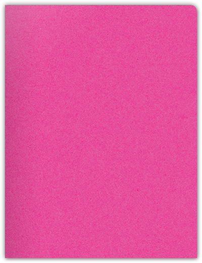 Razzle Berry Vellum 100lb 9 x 12 Two Pocket Round Corner Folders with 4 1/4 Inch Pocket