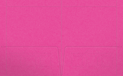 Razzle Berry Vellum 100lb 9 1/2 x 11 3/4 Two Pocket Folders with 4 1/2 Inch Pockets and 1 Inch Reinforced Top and Edges