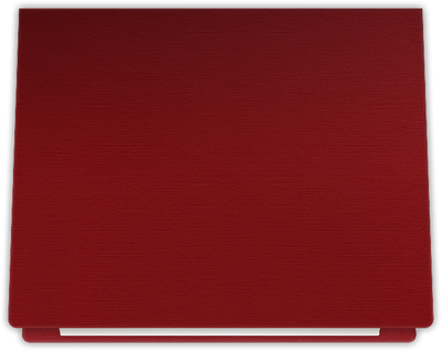 Red Hopsack 90lb 9 1/2 x 12 Landscape or Portrait Certificate Holders with Rounded Corner Slits