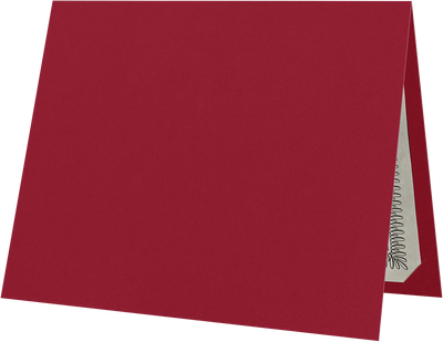 Red Hopsack 90lb 9 1/2 x 12 Landscape or Portrait Certificate Holders with Square Corner Slits (Holds 8 1/2 x 11 Certificate)