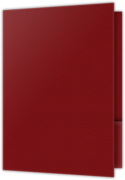 Red Hopsack 90lb 9 1/2 x 14 1/2 Two Pocket Legal Folders with 4 1/2 Inch Pockets