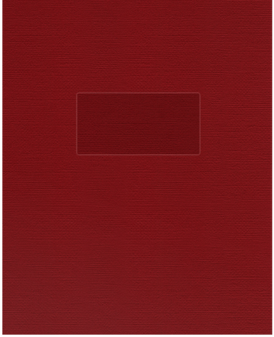Red Hopsack 90lb 9 1/2 x 11 3/4 Two Pocket Folders with 4 1/2 Inch Pockets and 1 Inch Reinforced Top and Edges