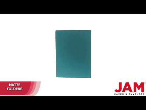 Teal 9 x 12 Matte Folders