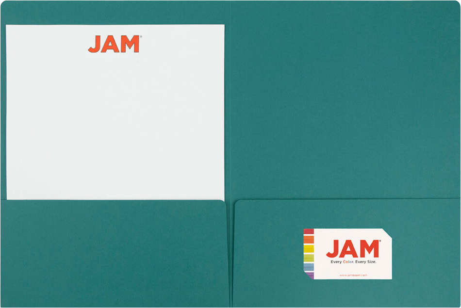 Assorted Fashion 9 x 12 Matte Folders - 6 Pack