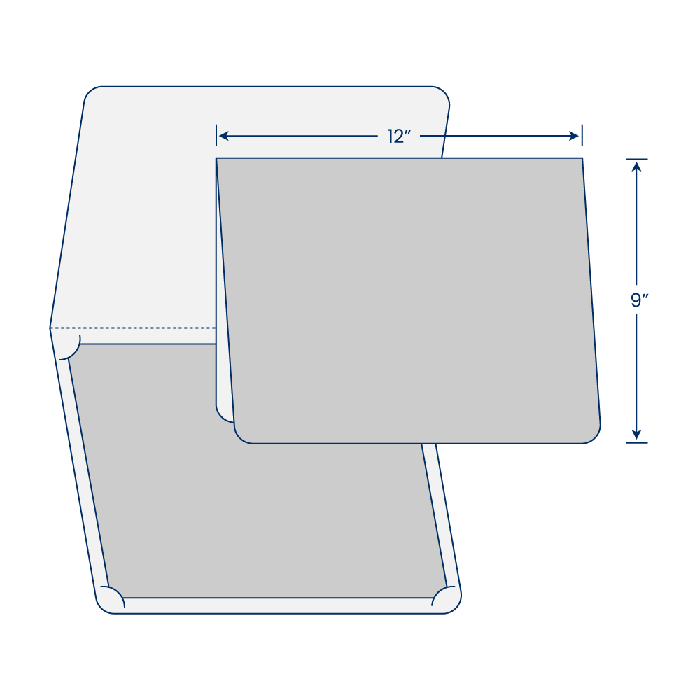 Wild Cherry Vellum 100lb 9 1/2 x 12 Landscape or Portrait Certificate Holders with Rounded Corner Slits