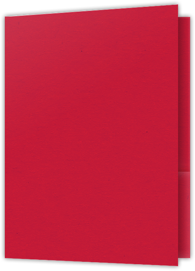 Wild Cherry Vellum 100lb 9 x 12 Two Pocket Folders with 4 Inch Pockets