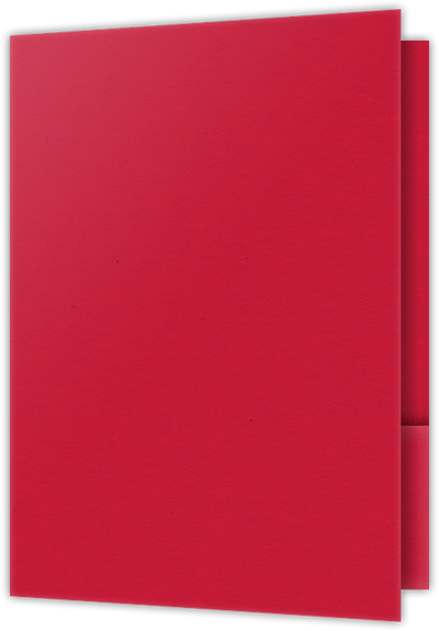 Wild Cherry Vellum 100lb 9 1/2 x 14 1/2 Two Pocket Legal Folders with 4 1/2 Inch Pockets