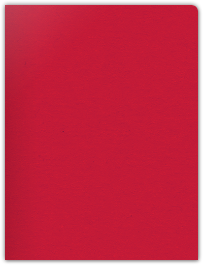 Wild Cherry Vellum 100lb 9 x 12 Two Pocket Round Corner Folders with 4 1/4 Inch Pocket