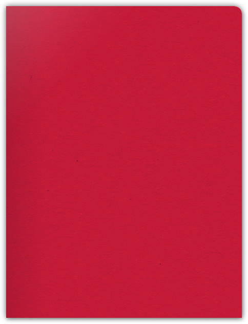 Wild Cherry Vellum 100lb 9 x 12 Two Pocket Round Corner Folders with 4 1/4 Inch Pocket