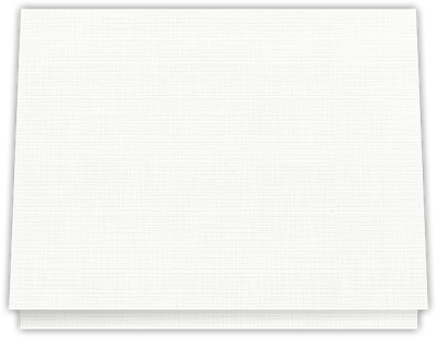 Bright White Linen 100lb 9 1/2 x 12 Landscape or Portrait Certificate Holders with Square Corner Slits (Holds 8 1/2 x 11 Certificate)