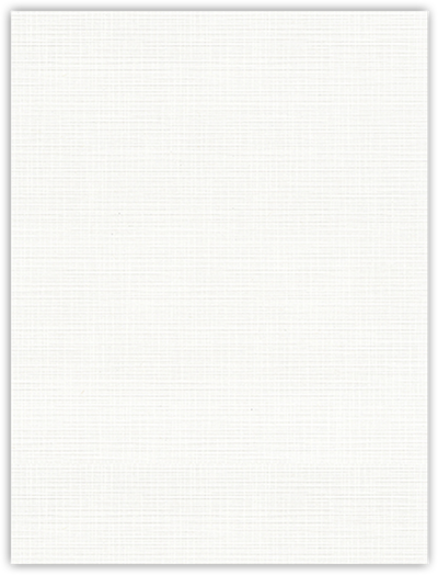 Bright White Linen 100lb 9 x 12 Two Pocket Folders with 4 Inch Curved Pockets