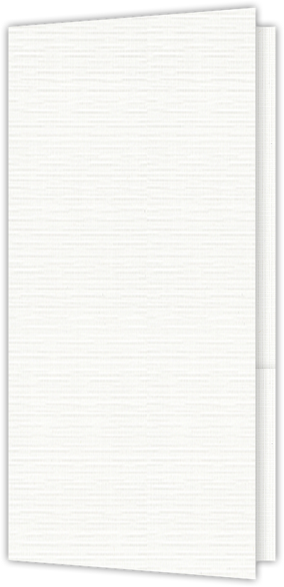 Bright White Linen 100lb 3 1/2 x 7 One Pocket Key Card Holders with 2 1/2 Inch Pocket