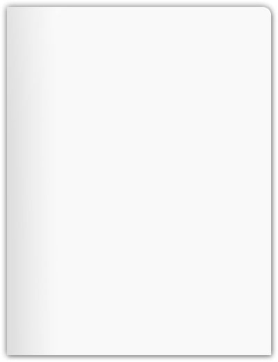 Cougar White Smooth 100lb 9 x 12 Two Pocket Round Corner Folders with 4 1/4 Inch Pocket