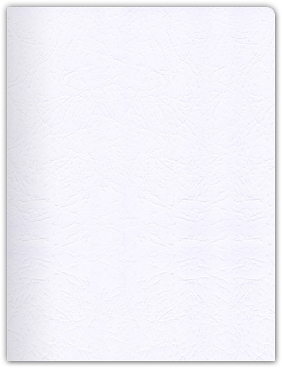 Marble Crush White Smooth 12pt C1S 9 x 12 Two Pocket Round Corner Folders with 4 1/4 Inch Pocket
