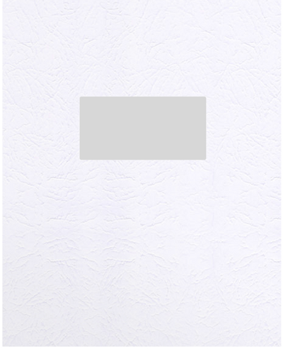 Marble Crush White 12pt C1S 9 1/2 x 11 3/4 Two Pocket Folders with 4 1/2 Inch Pockets and 1 Inch Reinforced Top and Edges