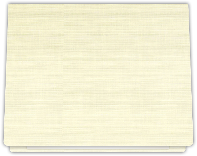 Natural White Linen 100lb 9 1/2 x 12 Landscape or Portrait Certificate Holders with Rounded Corner Slits