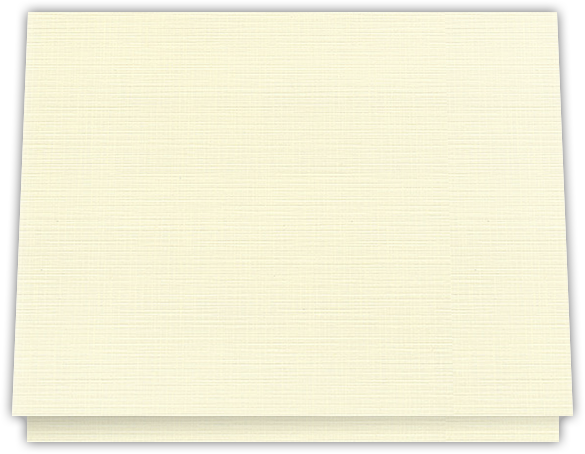 Natural White Linen 100lb 9 1/2 x 12 Landscape or Portrait Certificate Holders with Square Corner Slits (Holds 8 1/2 x 11 Certificate)