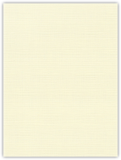 Natural White Linen 100lb 9 x 12 Two Pocket Folders with 4 Inch Round Corner Pockets and 1/4 Inch Expansion with Double Score Spine