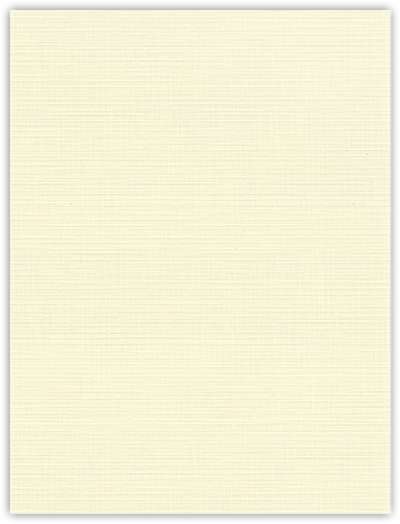 Natural White Linen 100lb 9 x 12 Two Pocket Folders with 4 Inch Curved Pockets