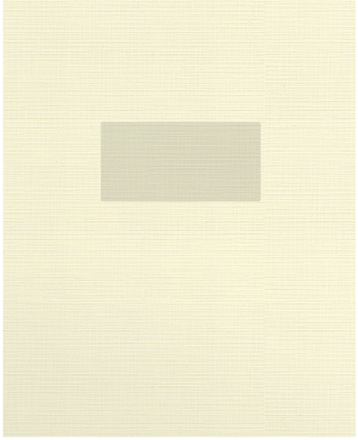 Natural White Linen 100lb 9 1/2 x 11 3/4 Two Pocket Folders with 4 1/2 Inch Pockets and 1 Inch Reinforced Top and Edges