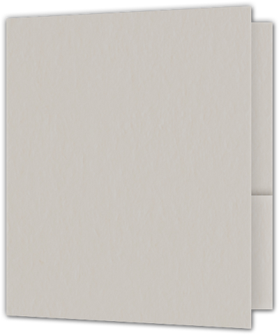 Natural White Smooth 80lb 9 x 12 Two Pocket Folders with 4 Inch Round Corner Pockets