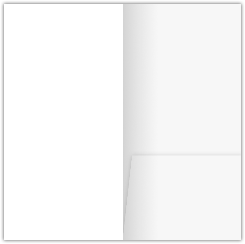 Solar White Smooth 80lb 3 1/2 x 7 One Pocket Key Card Holders with 2 1/2 Inch Pocket