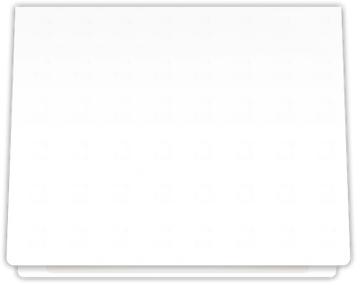 Starch White Hemp 100lb 9 1/2 x 12 Landscape or Portrait Certificate Holders with Rounded Corner Slits