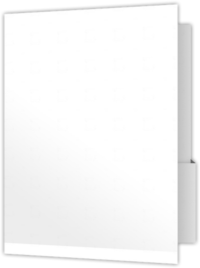 Starch White Hemp 100lb 9 x 12 Two Pocket Folders with 4 1/4 Inch Deep Box Pockets and 1/4 Inch Expansion with Double Score Spine