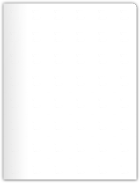 Starch White Hemp 100lb 9 x 12 Two Pocket Round Corner Folders with 4 1/4 Inch Pocket