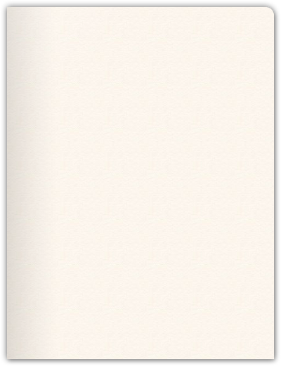 Warm White Felt 80lb 9 x 12 Two Pocket Round Corner Folders with 4 1/4 Inch Pocket