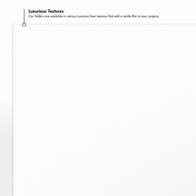 White Semi-Gloss 12pt C1S 9 1/2 x 12 Landscape or Portrait Certificate Holders with Square Corner Slits (Holds 8 1/2 x 11 Certificate)