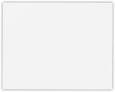 White Semi-Gloss 16pt C1S 9 1/2 x 12 Landscape or Portrait Certificate Holders with Square Corner Slits (Holds 8 1/2 x 11 Certificate)