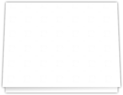 White Semi-Gloss 18pt C1S 9 1/2 x 12 Landscape or Portrait Certificate Holders with Square Corner Slits (Holds 8 1/2 x 11 Certificate)
