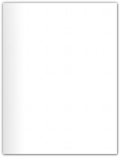 White Semi-Gloss 18pt C1S 9 x 12 Two Pocket Folders with 4 Inch Round Corner Pockets