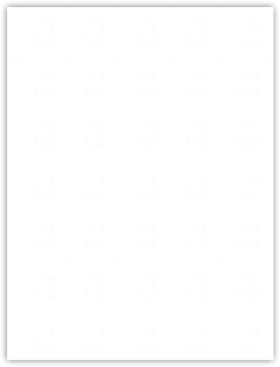 White Semi-Gloss 18pt C1S 9 x 12 Two Pocket Folders with 4 Inch Curved Pockets
