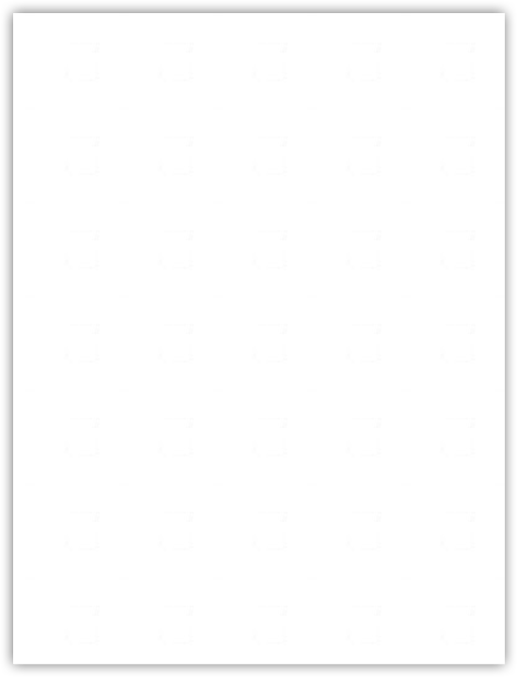 White Semi-Gloss 18pt C1S 9 x 12 Two Pocket Folders with 4 Inch Curved Pockets