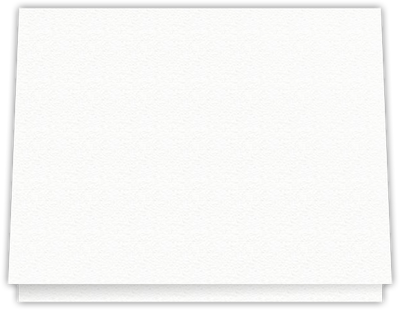 White Felt 80lb 9 1/2 x 12 Landscape or Portrait Certificate Holders with Square Corner Slits (Holds 8 1/2 x 11 Certificate)