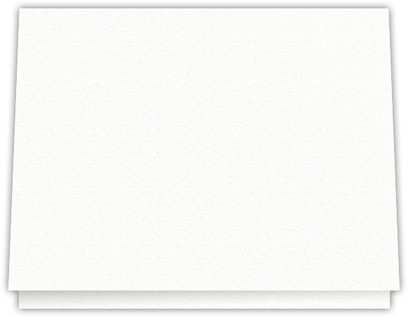 White Felt 80lb 9 1/2 x 12 Landscape or Portrait Certificate Holders with Square Corner Slits (Holds 8 1/2 x 11 Certificate)