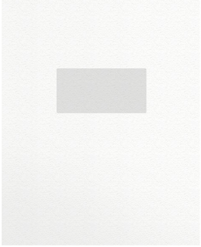 White Felt 80lb 9 1/2 x 11 3/4 Two Pocket Folders with 4 1/2 Inch Pockets and 1 Inch Reinforced Top and Edges
