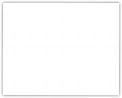 White Smooth 80lb 9 1/2 x 12 Landscape or Portrait Certificate Holders with Square Corner Slits (Holds 8 1/2 x 11 Certificate)
