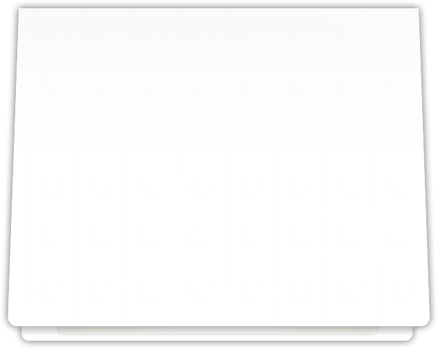 White Recycled Smooth 80lb 9 1/2 x 12 Landscape or Portrait Certificate Holders with Rounded Corner Slits