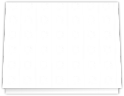 White Recycled Smooth 80lb 9 1/2 x 12 Landscape or Portrait Certificate Holders with Square Corner Slits (Holds 8 1/2 x 11 Certificate)