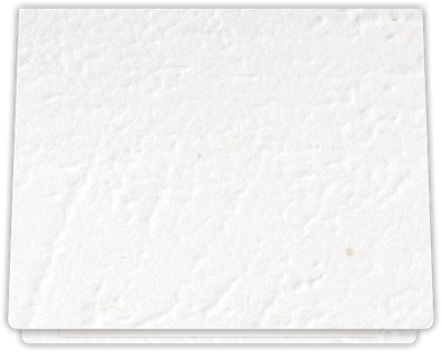 White Cordwain 90lb 9 1/2 x 12 Landscape or Portrait Certificate Holders with Rounded Corner Slits
