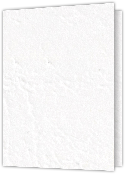 White Cordwain 90lb 9 x 12 Two Pocket Folders with 4 Inch Pockets