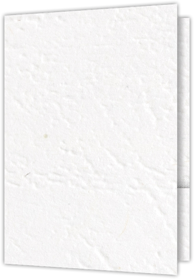 White Cordwain 90lb 9 1/2 x 14 1/2 Two Pocket Legal Folders with 4 1/2 Inch Pockets