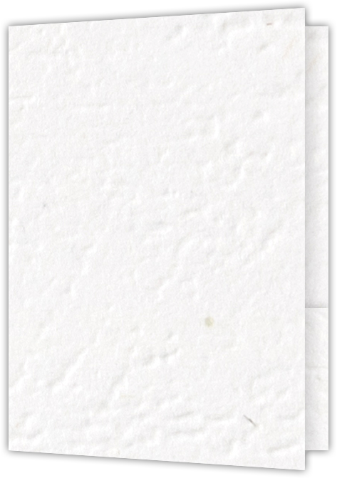 White Cordwain 90lb 9 x 12 Two Pocket Folders with 4 Inch Curved Pockets
