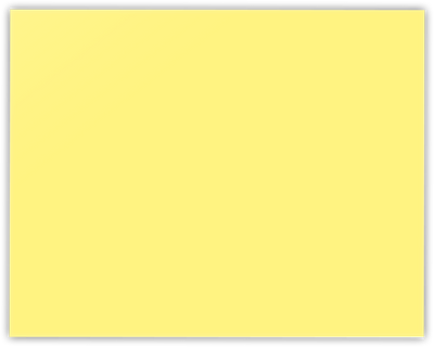 Canary Smooth 140lb 9 1/2 x 12 Landscape or Portrait Certificate Holders with Square Corner Slits (Holds 8 1/2 x 11 Certificate)