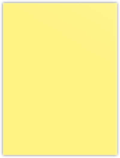 Canary Smooth 140lb 9 x 12 Two Pocket Folders with 4 Inch Curved Pockets