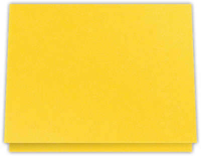 Lemon Drop Vellum 100lb 9 1/2 x 12 Landscape or Portrait Certificate Holders with Square Corner Slits (Holds 8 1/2 x 11 Certificate)