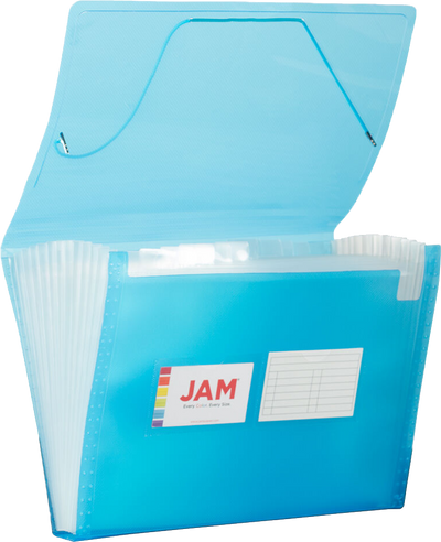 Blue Letter Size 13 Pocket Expanding Files (9 x 13)